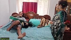 Virale video van een Indiase dorpsvrouw die seks heeft met de vriend van haar man
